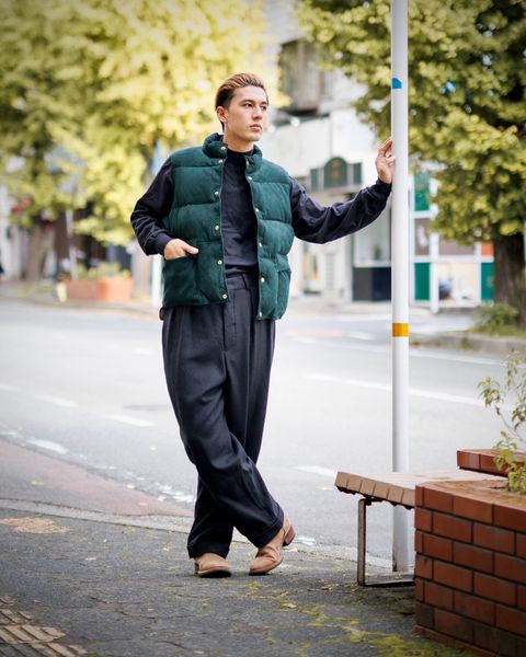 A.PRESSE Suede Down Vest 10月19日(土)新作発売！