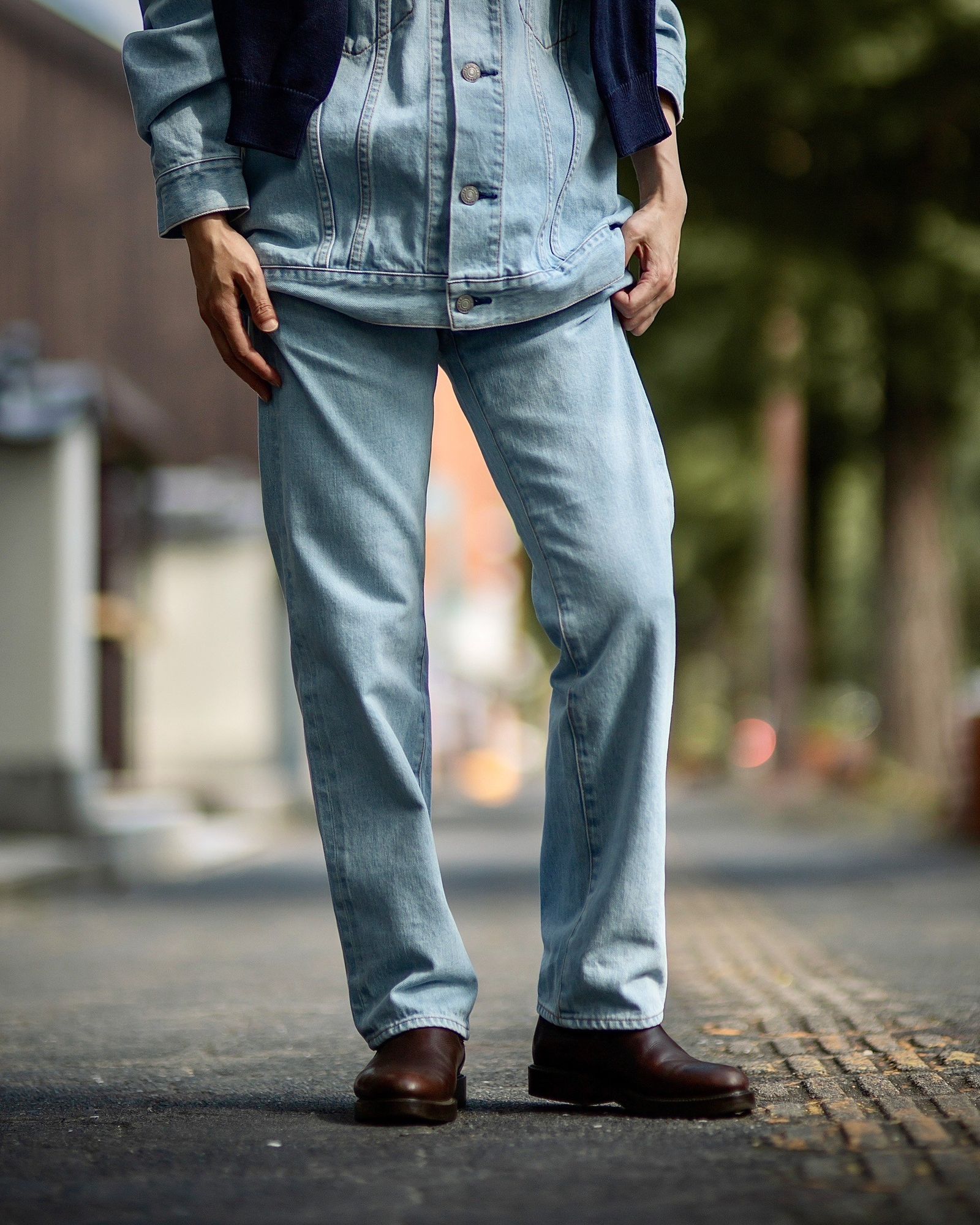 J.B. ATTIRE Paris jean jacket×Paris denim style 2024.07.25
