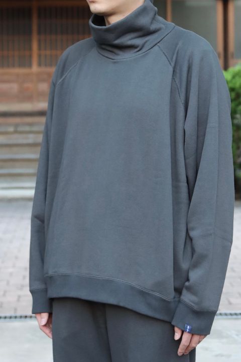 LOOPWHEELER for Graphpaper Hight Neck Sweat(GU213-70178B) style.2021.9.19