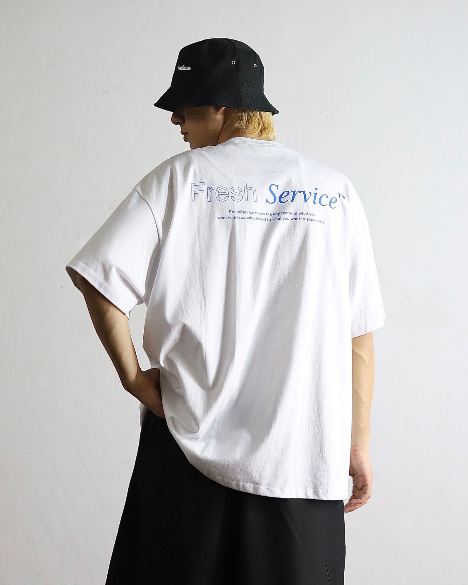 FreshService CORPORATE PRINTED S/S TEE(BLUE)style 2024.4.26