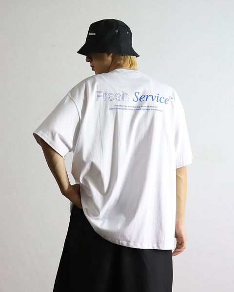 FreshService CORPORATE PRINTED S/S TEE(BLUE)style 2024.4.26