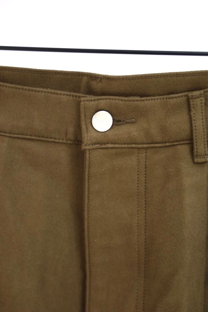 グラフペーパー Cotton Double Serge Two Tuck Pants(GM263-40452)BROWN☆8月8日(土)発売！