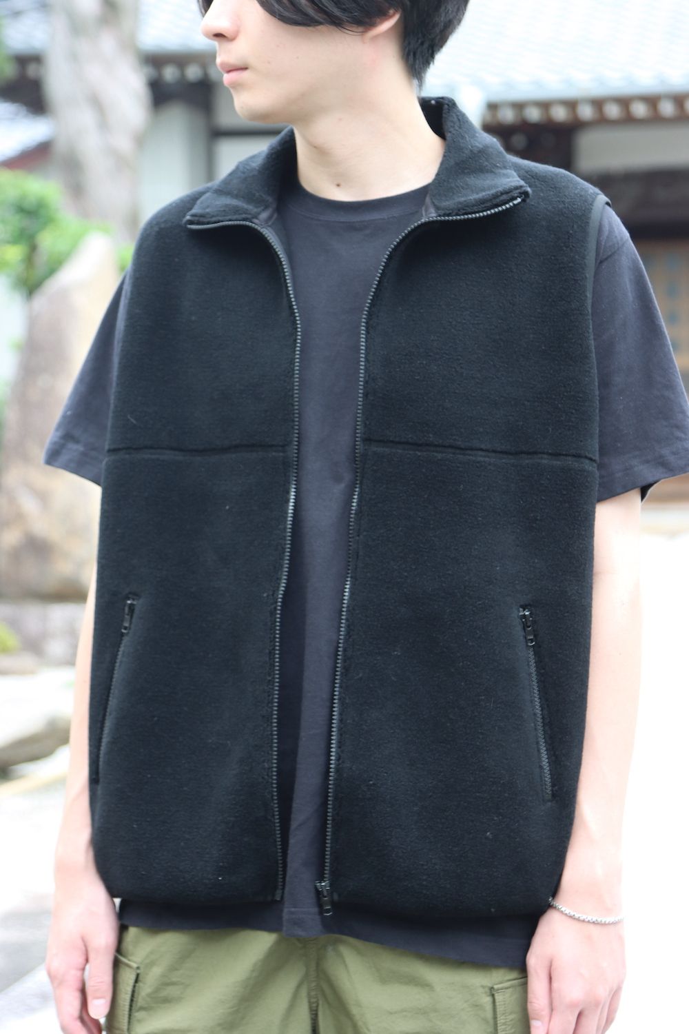 FreshService Wool Boa Zip-Up Vest(GU213-70205B) style.2021.9.13.