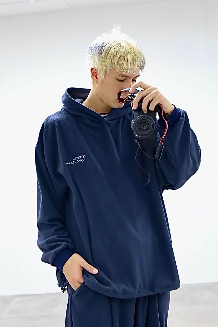 S.F.C 25FW SPOT エスエフシー FLEECE SUPER BIG HOODY LS TEE(SFCFW25CS02SP)Navy☆12月20日(土)発売！