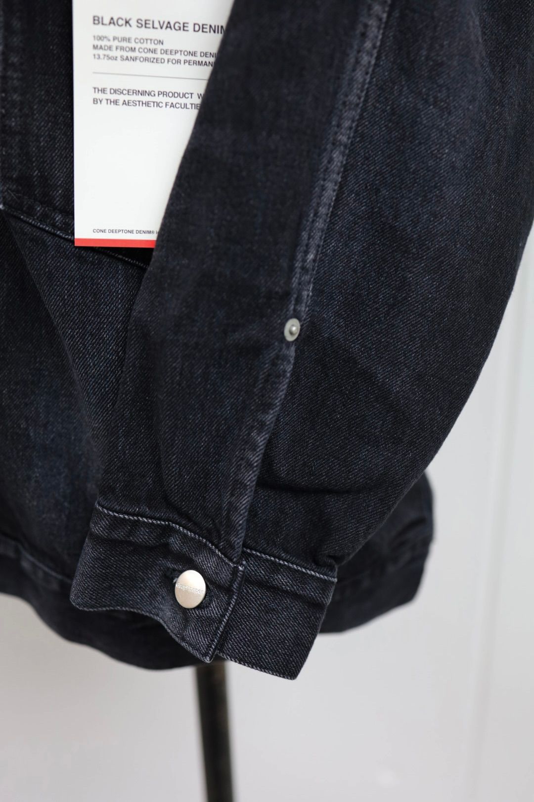 グラフペーパー Selvage Denim Jacket(GU261-20054DB)BLACK_DARK FADE★1月24日(土)発売！