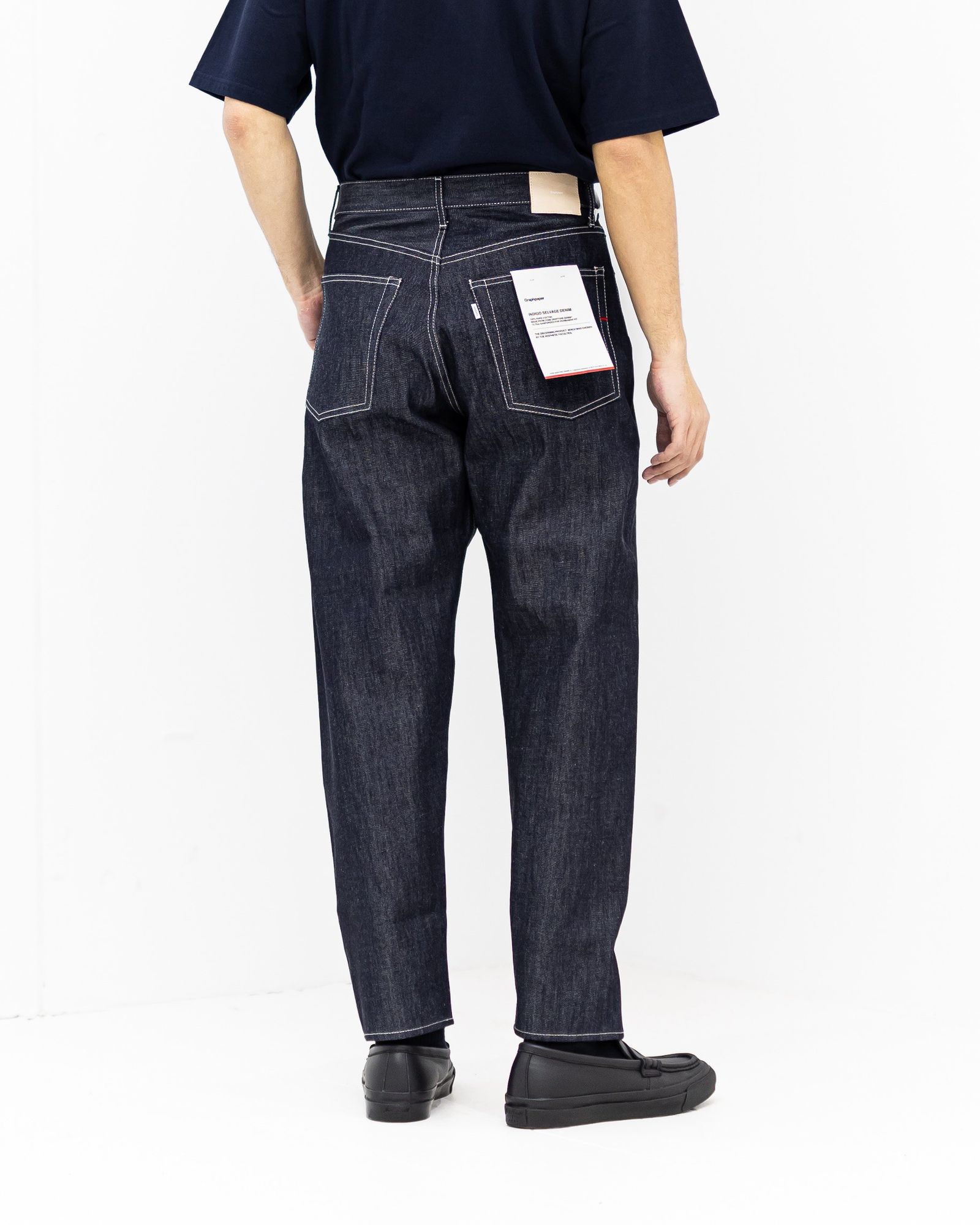 グラフペーパーSelvage Denim Five Pocket Tapered Pants(GU261-40058RB)INDIGO_RIGID★1月24日(土)発売！