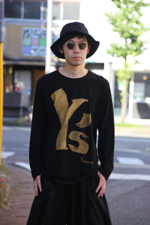 Yohji Yamamoto Y's"BANG ON!"デカロゴTシャツ Style.2020.8.14.