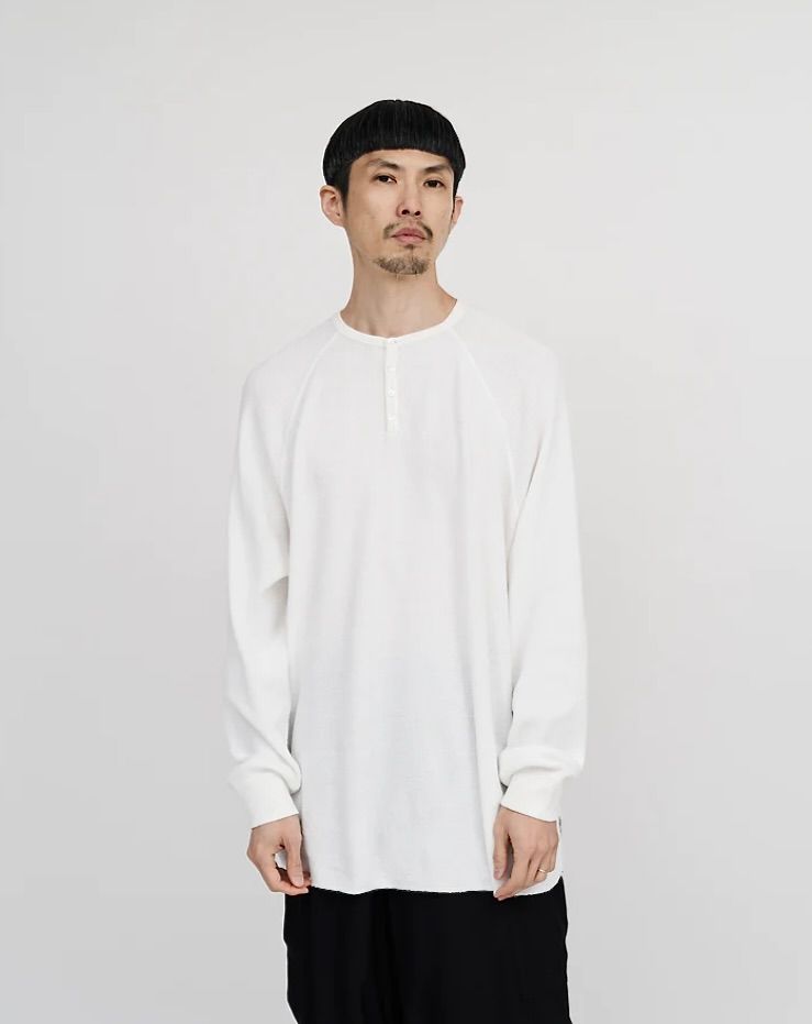 Graphpaper - グラフペーパーWaffle L/S Crew Neck Tee(GU231-70317B