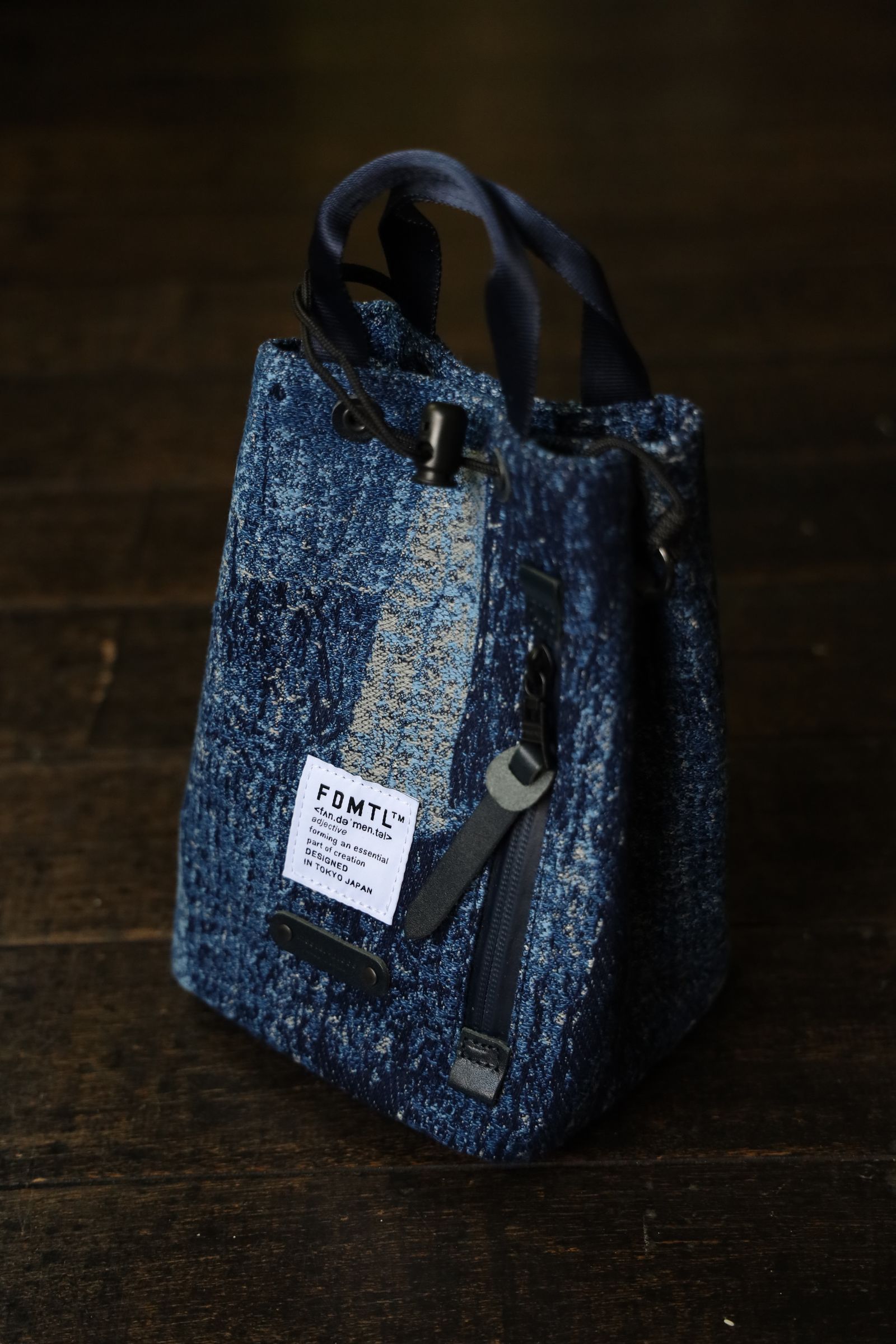 ファンダメンタル ドローストリング master-piece DRAWSTRING BAG (FA24/MP32)BORO
