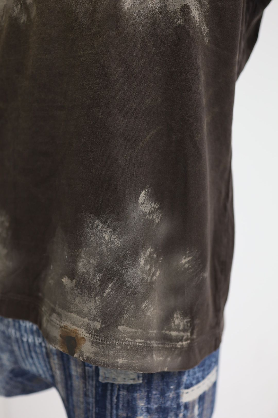 doublet ダブレット26SS LUXUARY MUD PAINT T-SHIRT (26SS40CS434) BROWN ★1月17日(土)11:00発売！