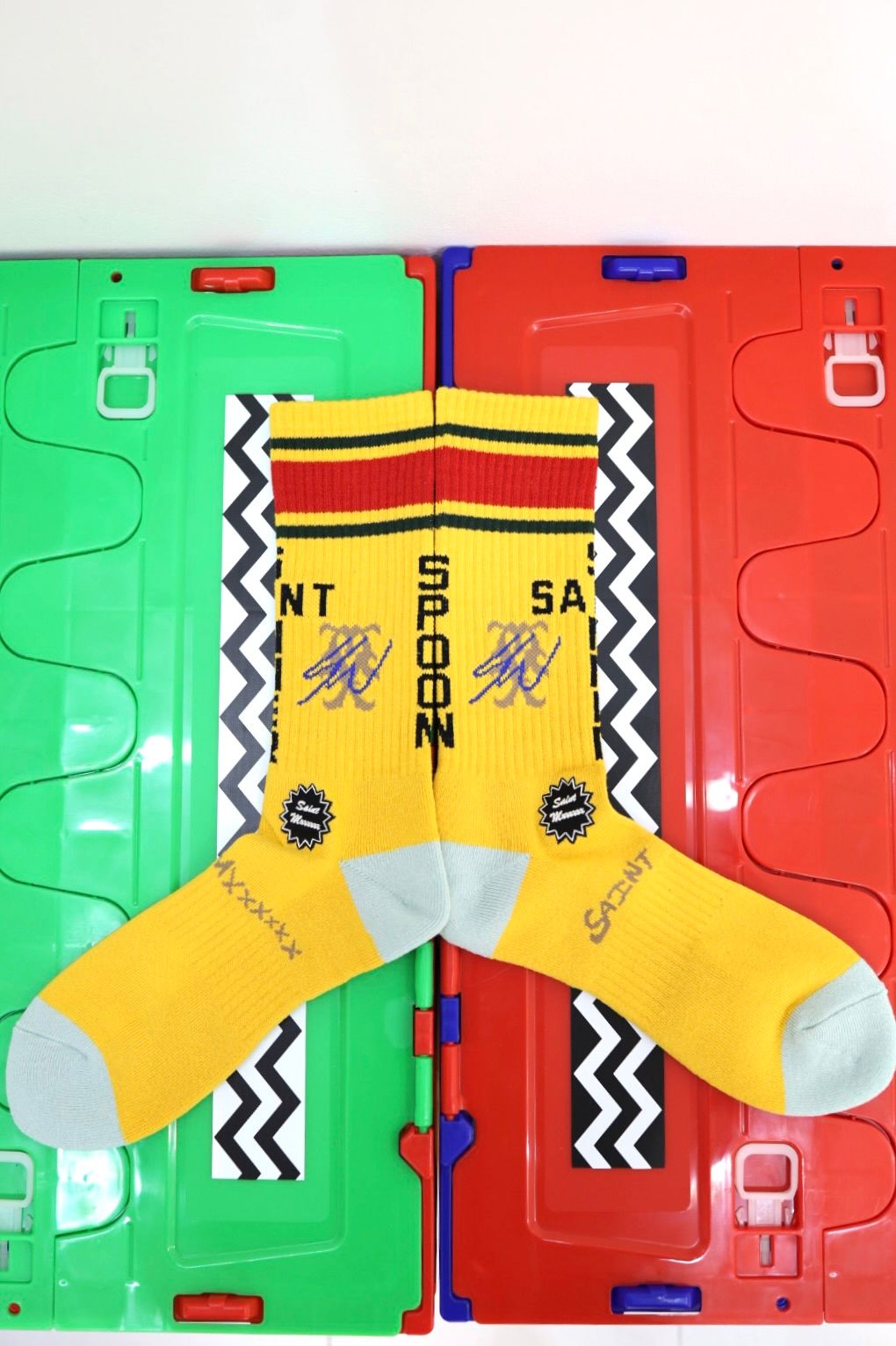 セントマイケル 26SS SW SOCKS/SAINT SW(SM-MK8-0000-C15)YELLOW