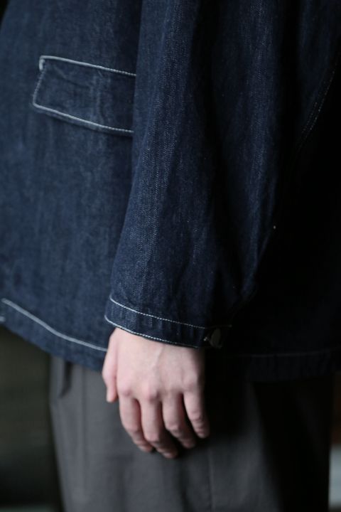CIOTA for Graphpaper Suvin Cotton Denim Jacket(GM213-20238) style.2021.8.22
