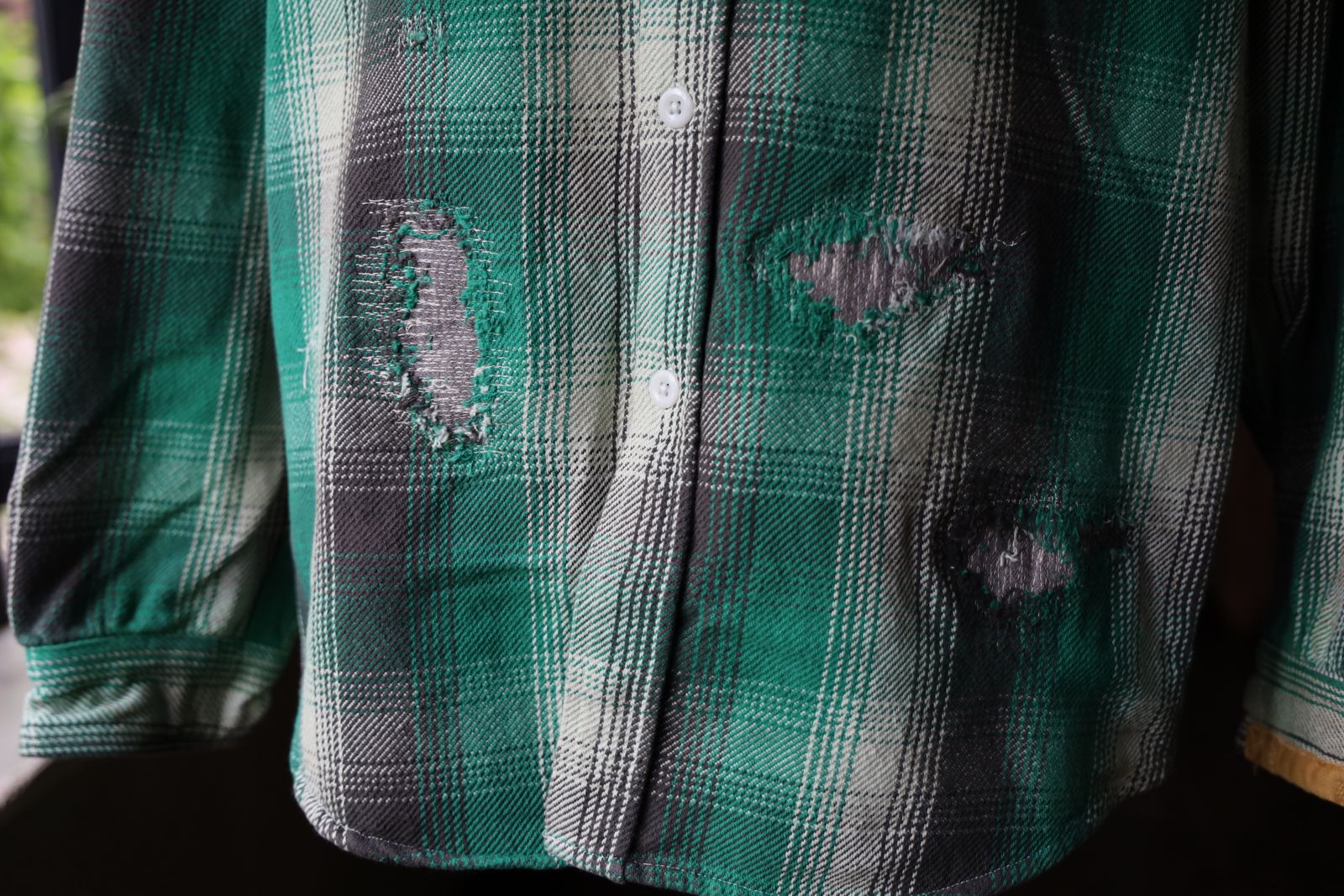BOW WOW バウワウ HEAVY WEIGHT FLANNEL SHIRTS AGING (BW242-HWFSA)GREEN×WHITE AGING☆10月26日(土)11:00発売！