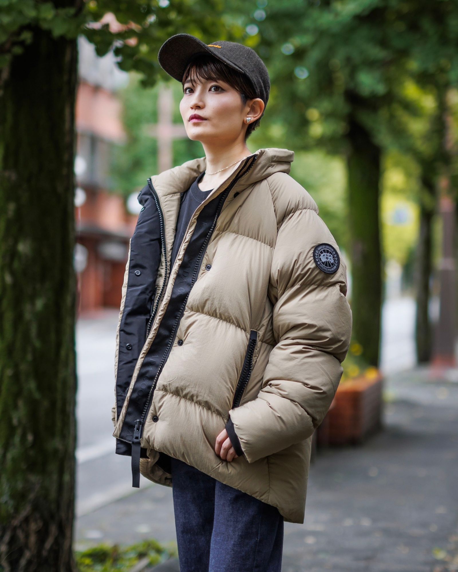 CANADA GOOSE - カナダグースレディース Bryden Puffer Black Label (2621WBJ)Tan☆新作発売！ |  mark