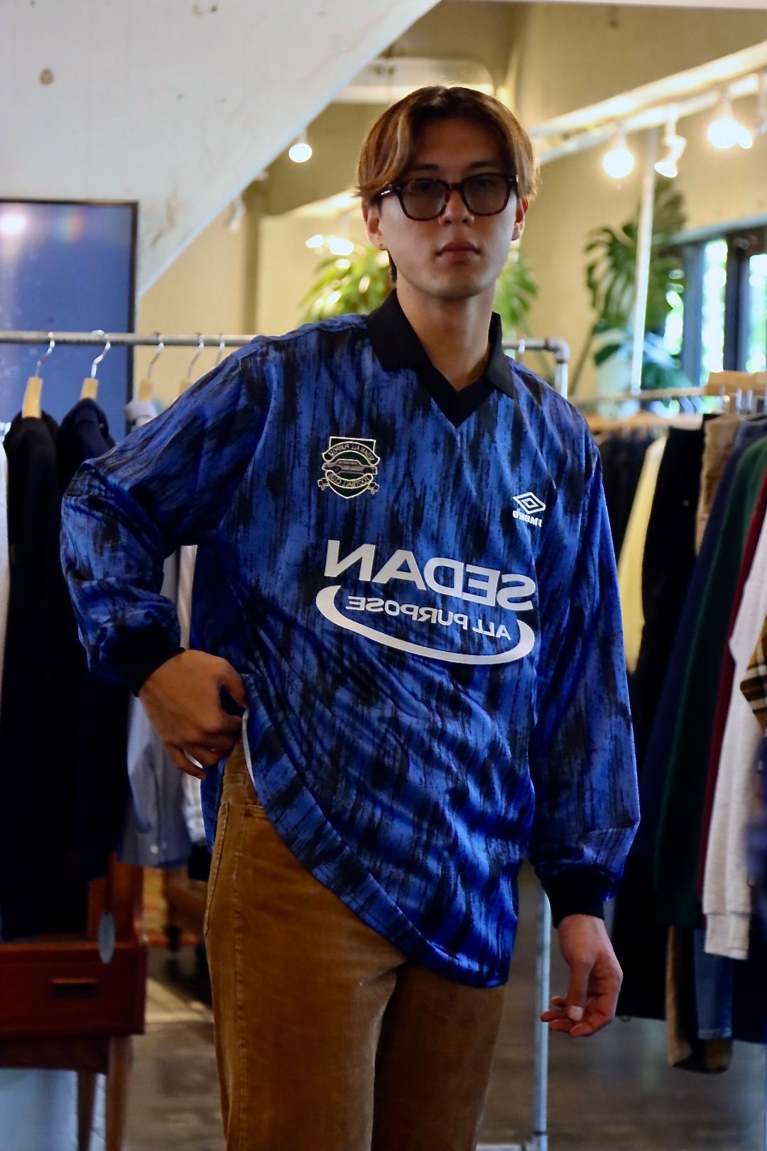 SEDAN ALL-PURPOSE × UMBROⓇ Game Shirt 美品umbro