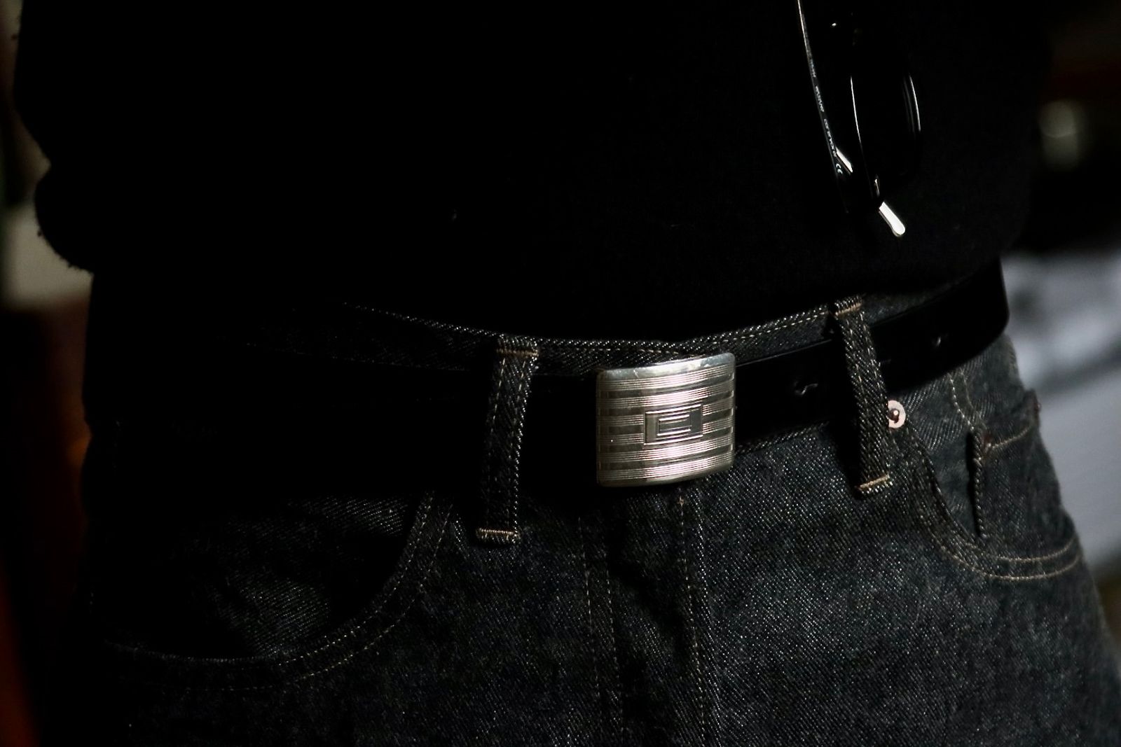 ショロジュエリーベルト Sp02 Buckle Buckle -Black Leather-(XOBL005)