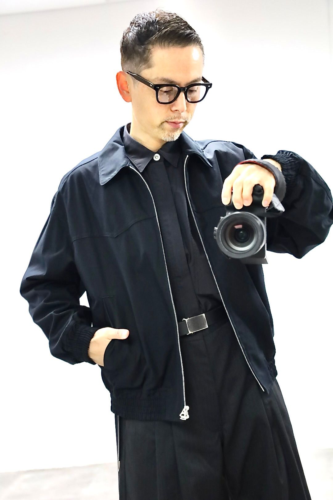 COMME des GARCONS HOMME 26SS ヨークブルゾンスタイル