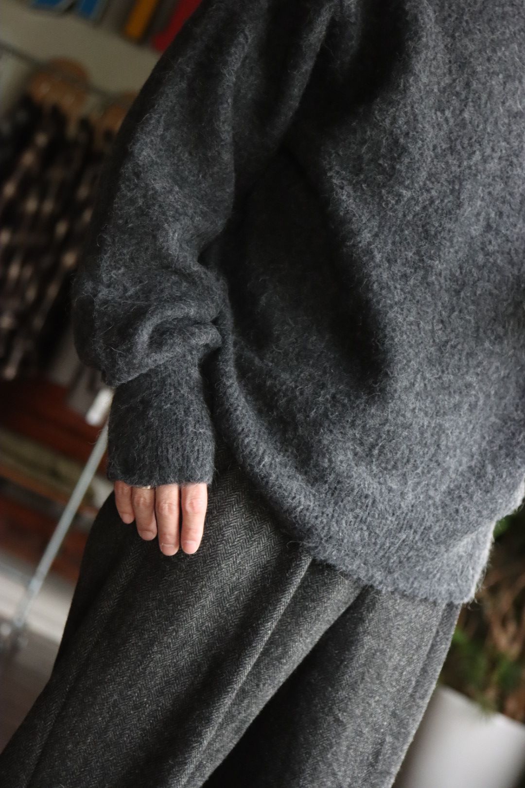 blurhms 22FW Wool Alpaka Napping Knitスタイル.2022.9.25. | 2788 | mark