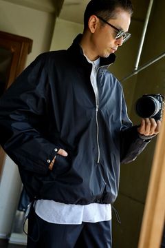 CHASSE チェイスQUARTER ZIP-3LW(CH-25FW-BL1)Black