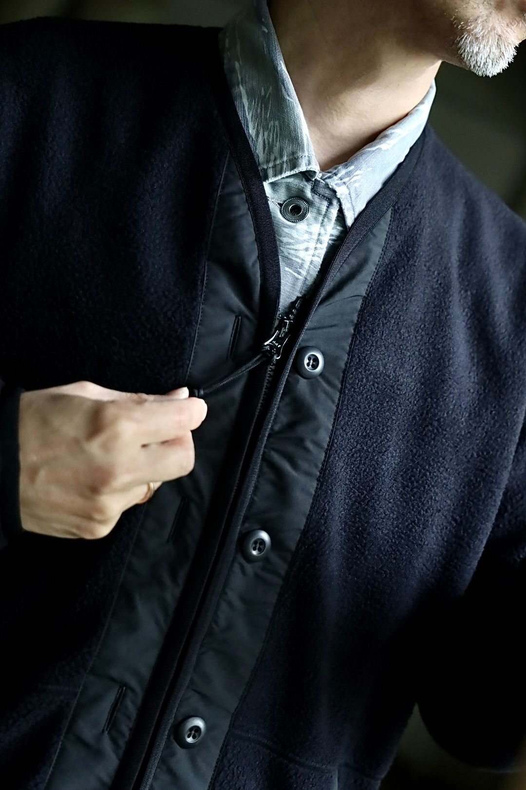 COMME des GARCONS HOMME 26FW エステルボアライナーカーディガンスタイル