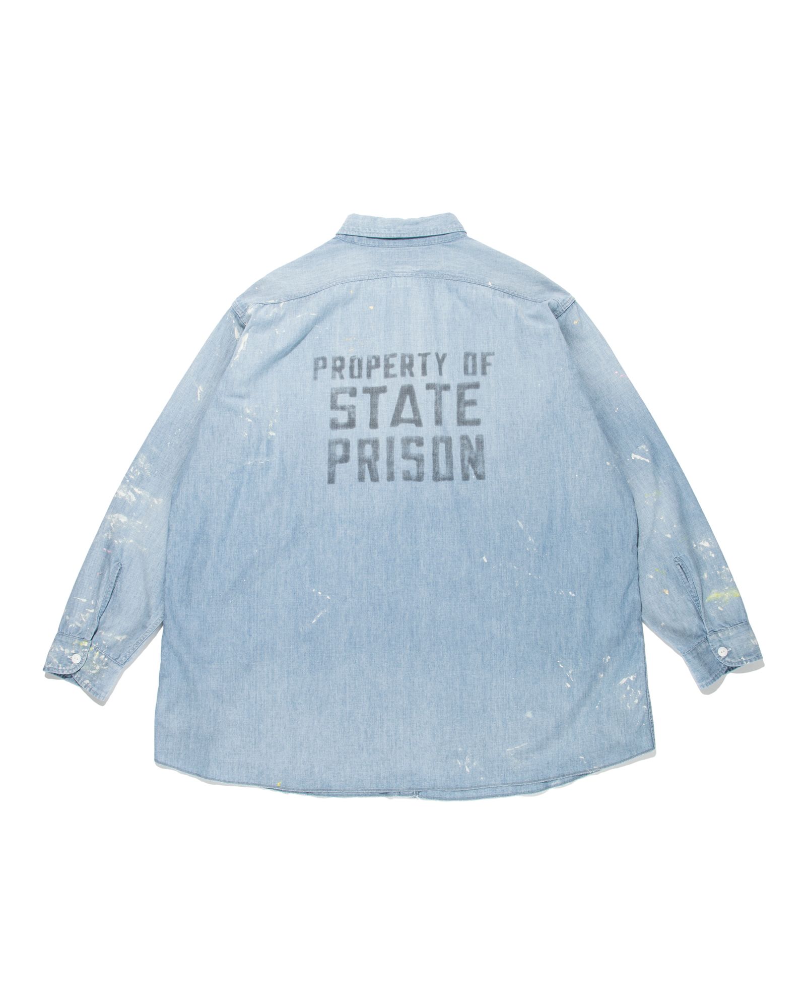 BOW WOW バウワウ シャツ STATE PRISON CHAMBRAY SHIRTS(BW251-SPCS)INDIGO AGING