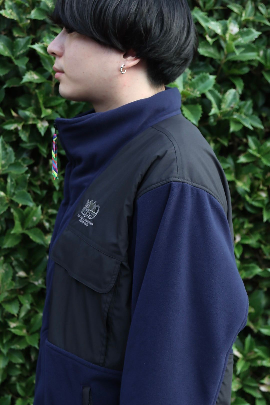 イズネス22AW THM FLEECE JACKET (1004AWCS01)NAVY