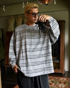 S.F.C 2026FW エスエフシー SUPER BIG LS TEE(MULTI STRIPE) (SFCFW26CS05)Gray M☆9月12日(土)発売！
