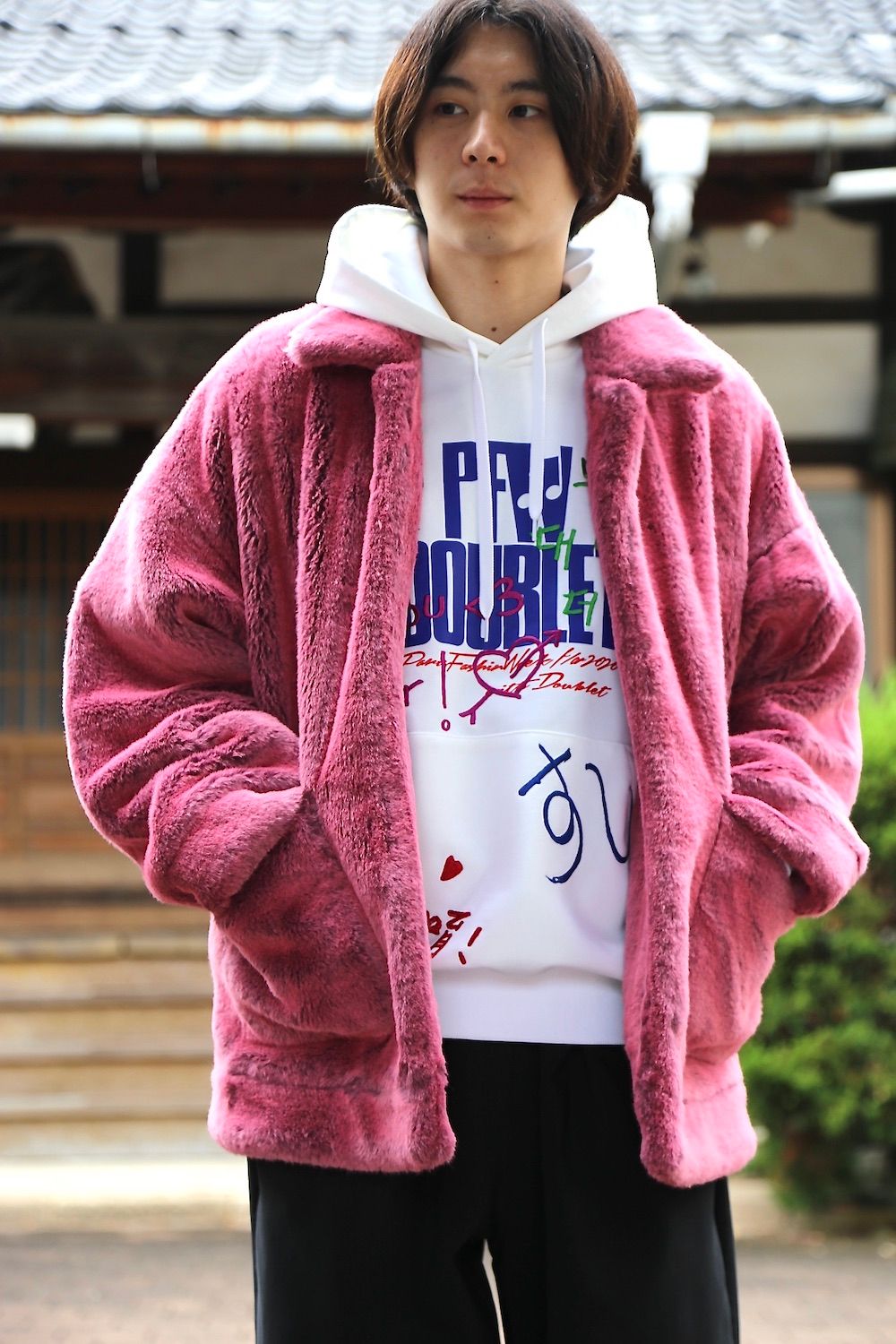 ソフトパープル doublet 20AW HAND-PAINTED FUR JACKET 希少 | www