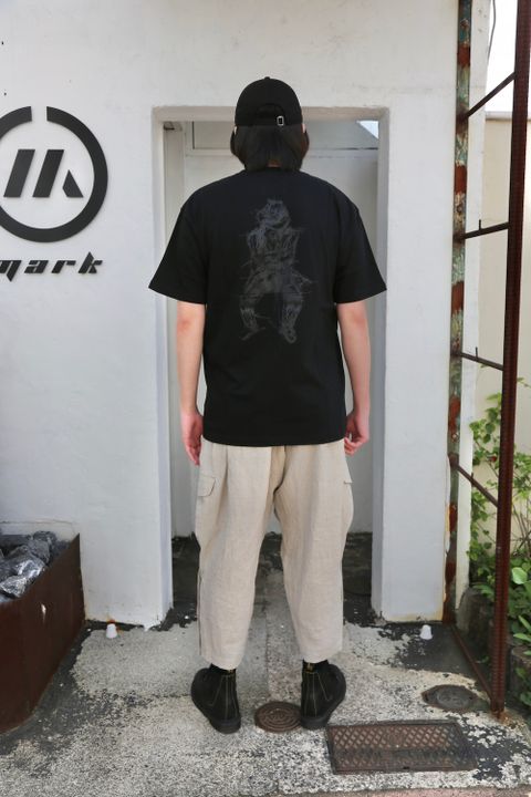 Yohji Yamamoto 半袖コットンTシャツ SS21 シグネチャーロゴ アートワーク(HD-T99-083) style.2021.4.13.