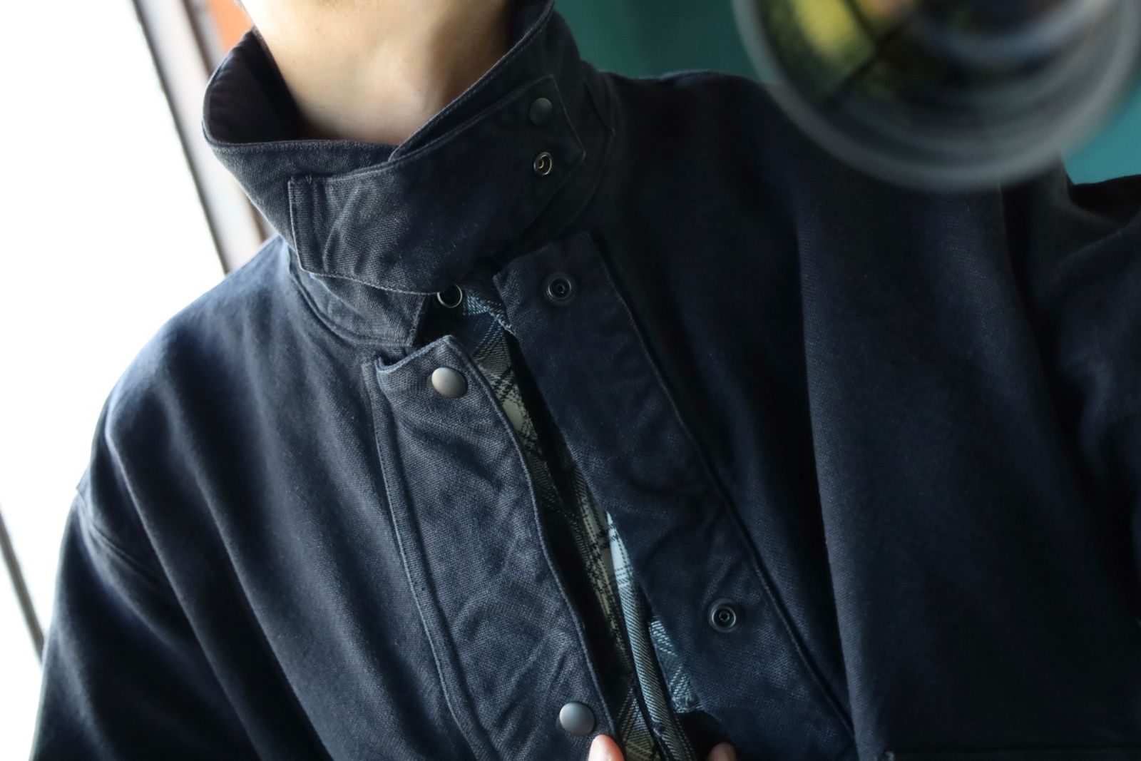A.PRESSE 2025 STYLE2 Vintage Silk Hemp Hunting Jacketスタイル
