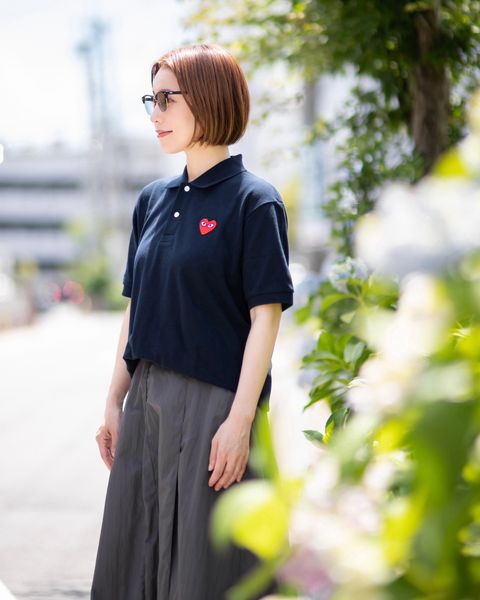 PLAY COMME des GARCONS ポロシャツstyle.2024.06.18