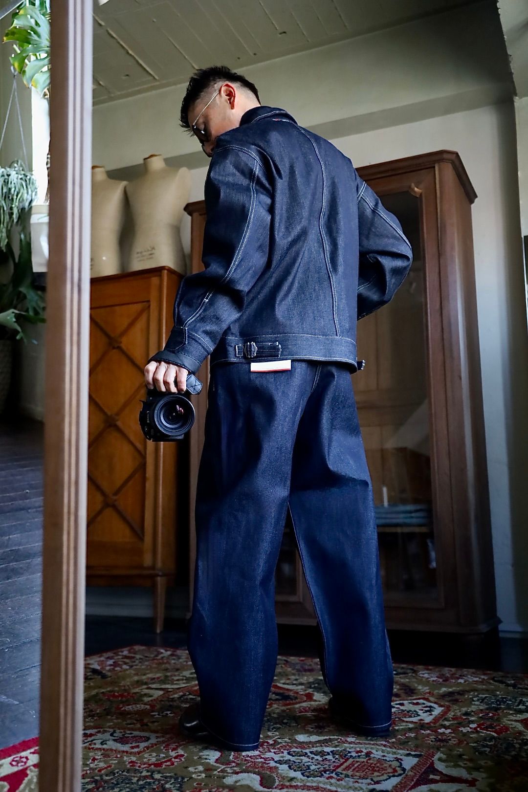 グラフペーパー Selvage Denim Zip Jacket(GU261-20056RB) INDIGO_RIGID★1月24日(土)発売！