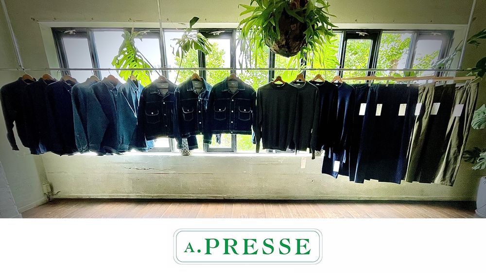 A.PRESSE 22FW 4thデリバリー8月11日(土)発売