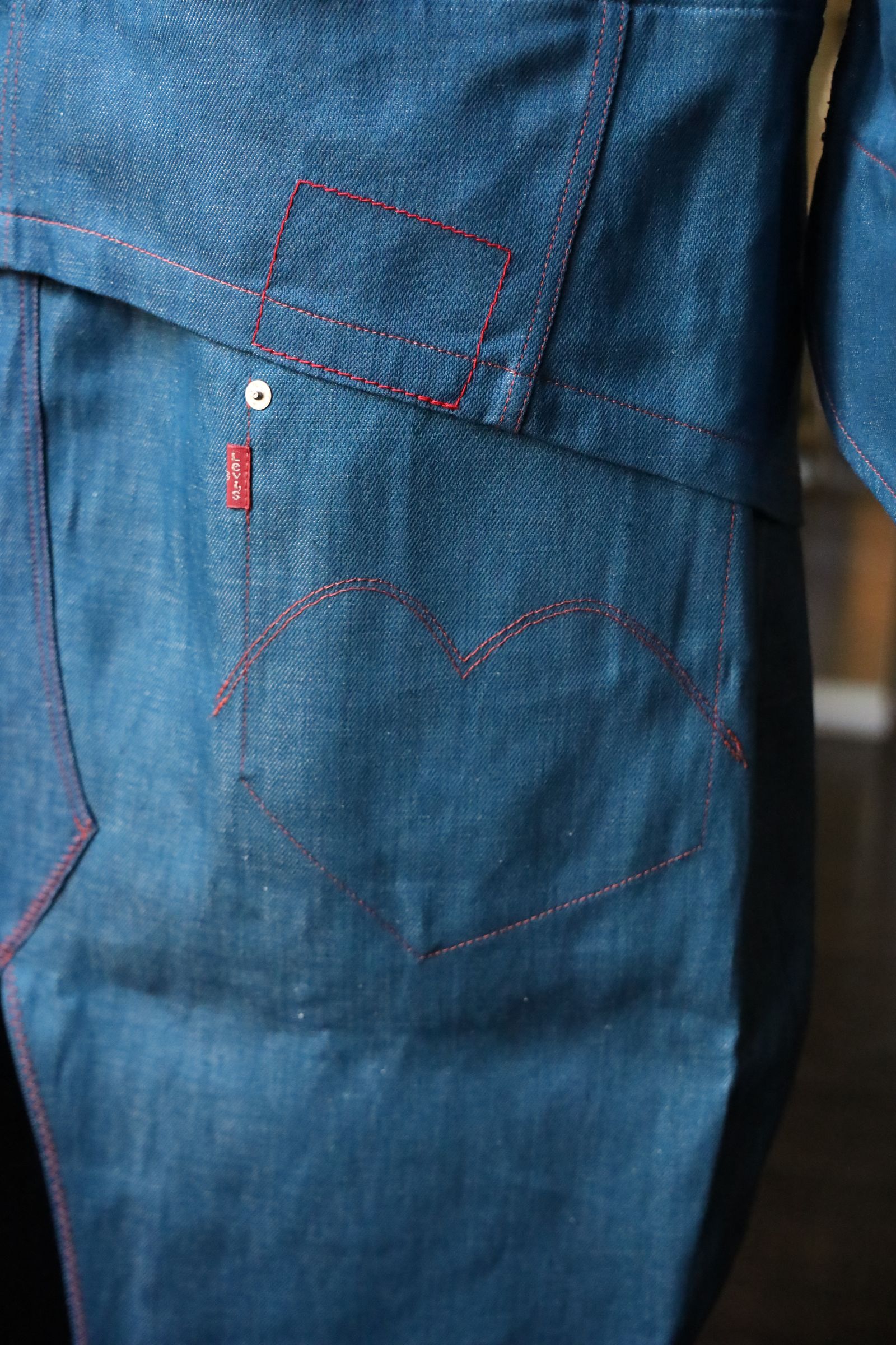 ジュンヤワタナベマン 24AW Levi’s Wネームジャケットコート(WN-C201-051)BLUE