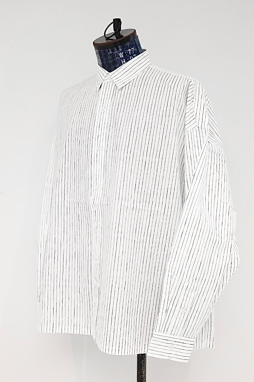 S.F.C 26SS エスエフシー COTTON STRIPE SLIT SHIRT(SFCSS26S03)WHITE☆3月20日(金)発売！