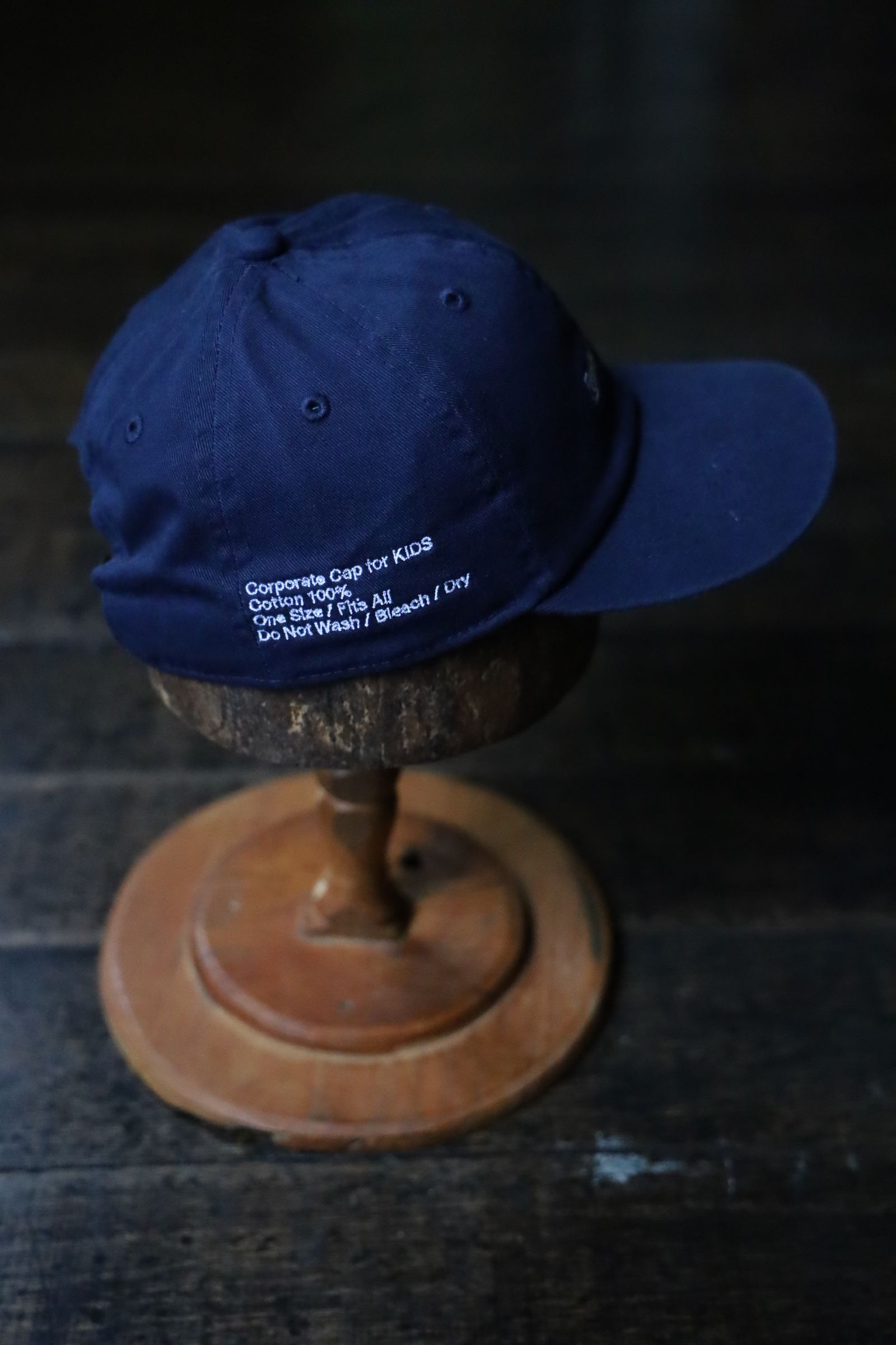 フレッシュサービス子供用キャップ CORPORATE KIDS CAP(NAVY)