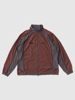 セダンオールパーパス SS24 UMBRO® Woven Track Jacket(SD24S-JK05)Charcoal Brown☆3月9日(土)発売！