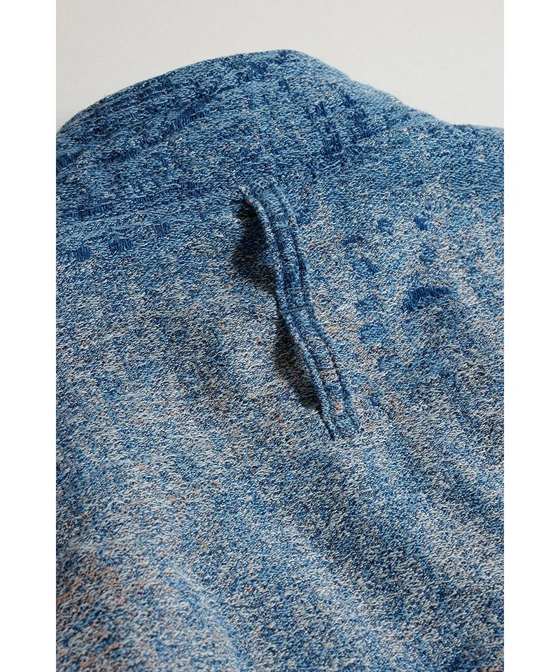 ファンダメンタル デニムシャツ BORO JAQUARD HAORI SHIRT 3YR WASH(FA25SH47U)INDIGO☆新作発売！