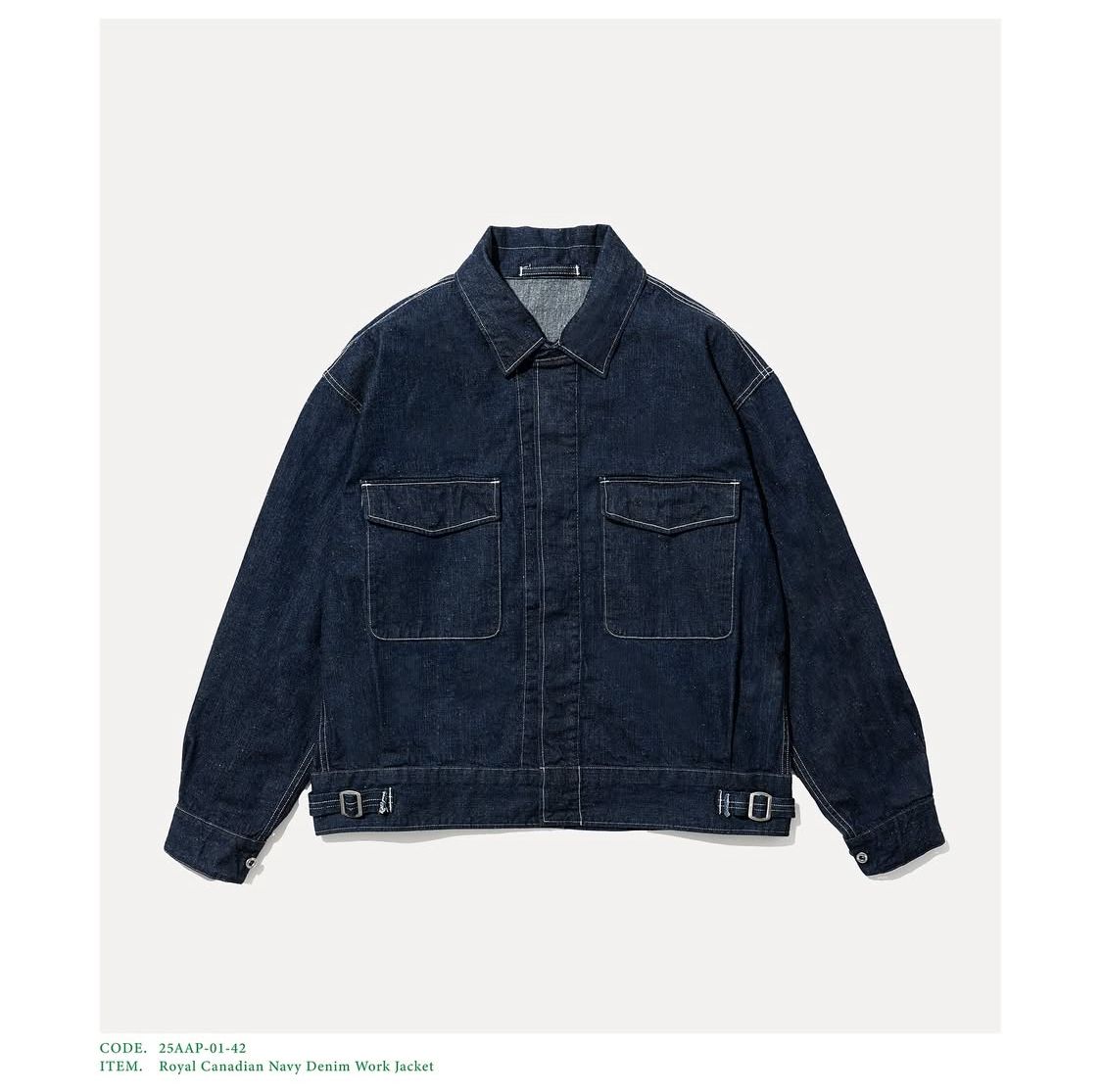 アプレッセ 2025 STYLE2 Roval Canadian Navy Denim Work Jacket(25AAP-01-42)INDIGO