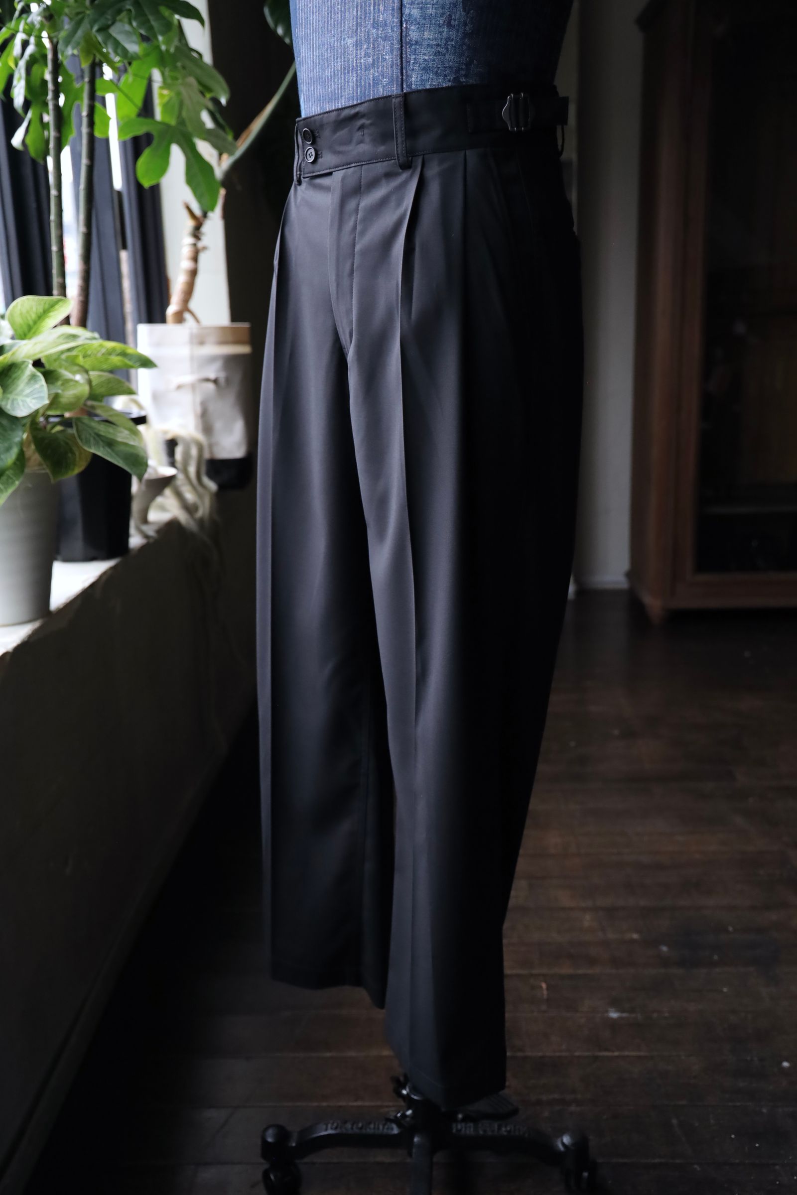 ANOTHER OFFICEアナザーオフィス Santiago Slacks(AOESPT004)Black☆10月10日(金)新作発売！