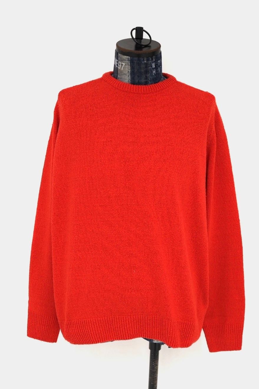 アプレッセ 2026 STYLE1 Washed Silk Nep Crew Neck Sweater(26SAP-03-07)RED☆1月10日(土)発売！