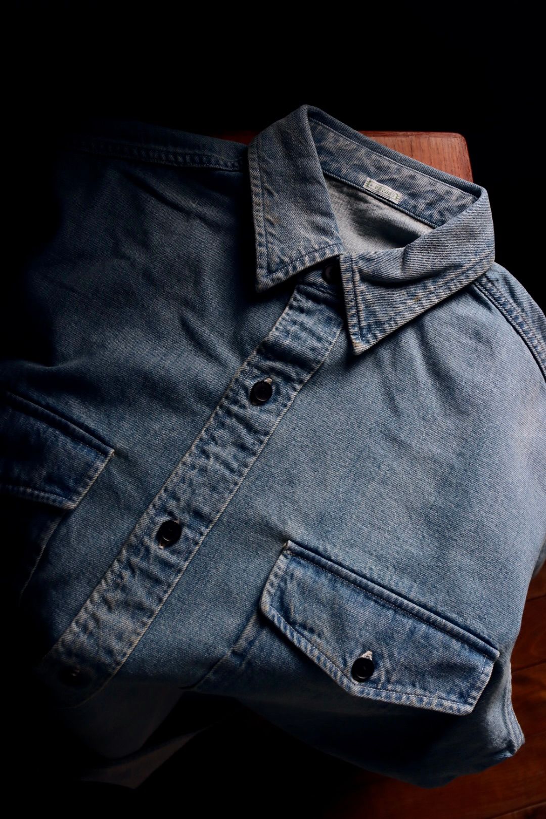 アプレッセ 2025 STYLE2  Vintage Denim CPO Shirt(25AAP-02-05)BLEACH☆8月9日(土)発売！
