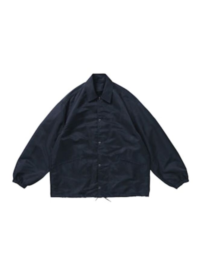 ブラームス 26SS Washed Nylon Coach Jacket(bROOTS26S8)Black☆12月26日(金)新作発売！