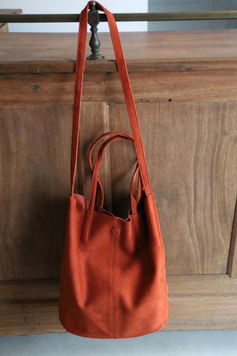 Morphee / モルフェトートバッグ 3WAY MIDIUM TOTE(SHORT)SUEDE [TERACCOTTA]☆新作発売！