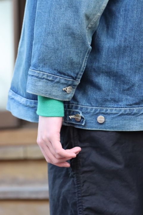 Graphpaper Selvage Denim Trucker Jacket(GU221-30027B) style.2022.1.29