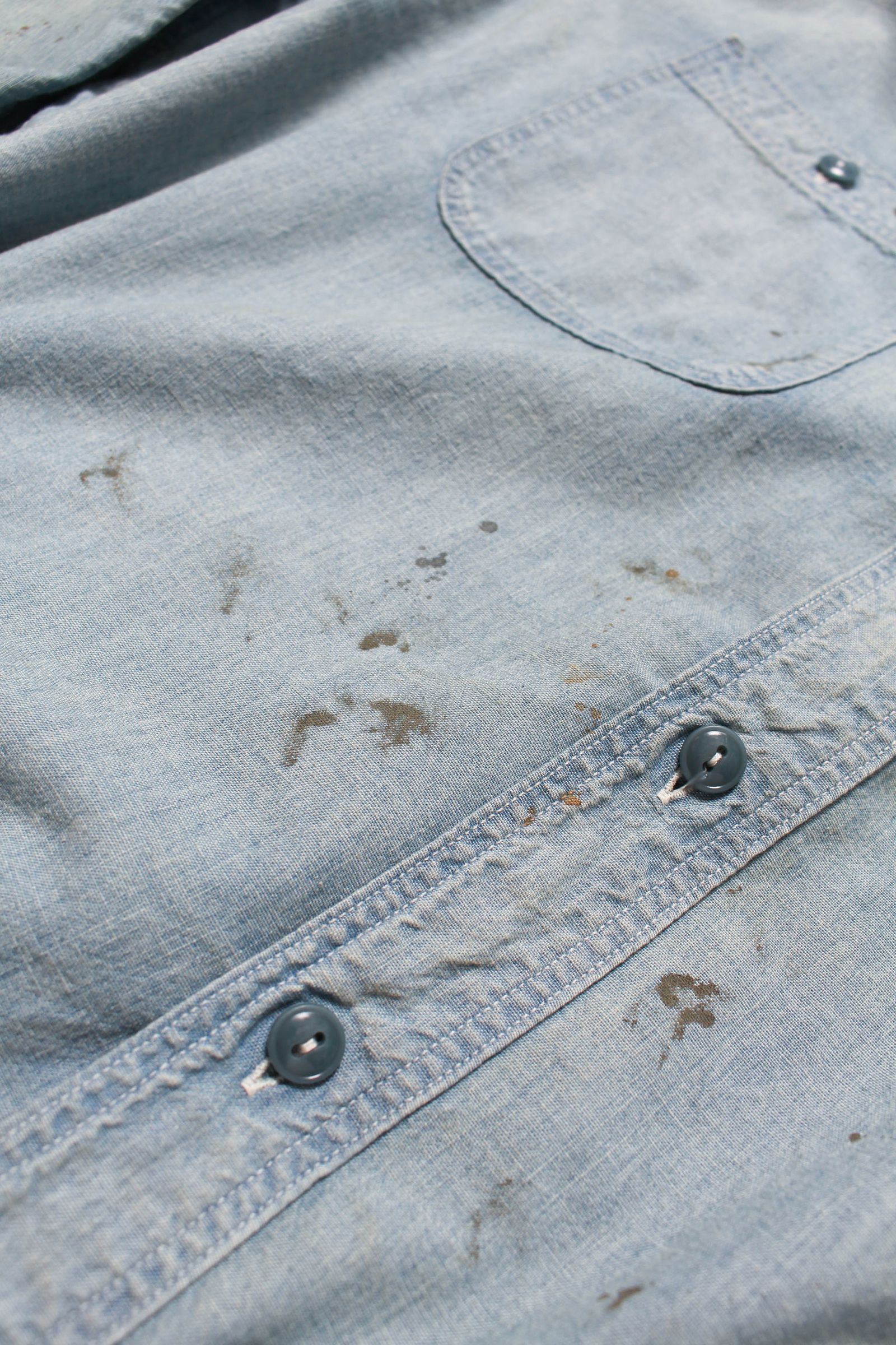 BOW WOW 26 New Year Release Items バウワウ SKETCH ZOMBOO USN CHAMBRAY SHIRT AGED(BW261-SZUCS) INDIGO☆1月2日11:00発売！