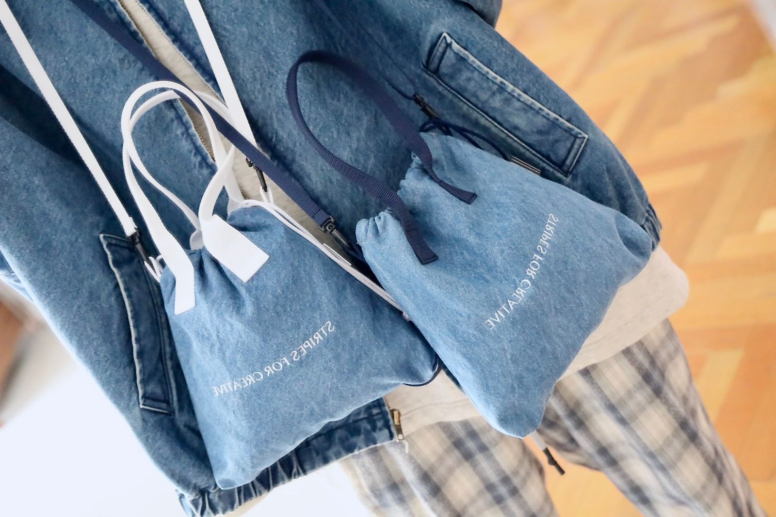S.F.C 25SS WASHED DENIM JACKETスタイル