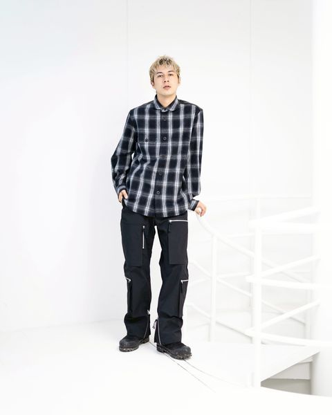 JUNYA WATANABE MAN 綿フランネルチェックコーデュロイレザーシャツ 11月1日(土)新作発売！
