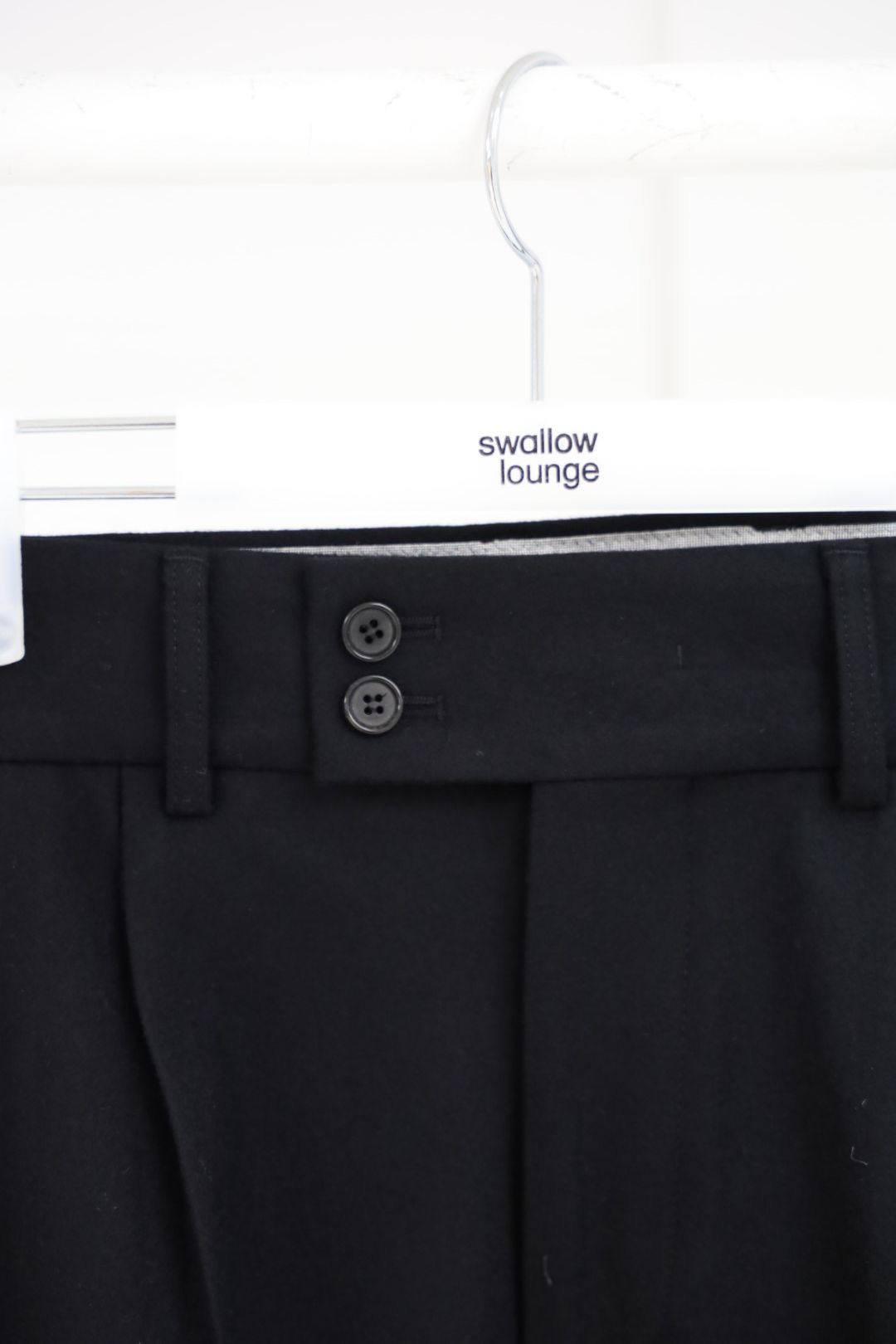 ANOTHER OFFICEアナザーオフィス Santiago Mild Slacks(AOEFPT008)Black☆10月10日(金)新作発売！
