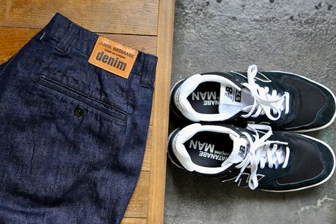 JUNYA WATANABE COMME des GARCONS MAN リネンワークデニムパンツstyle.2021.6.29.